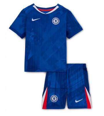 Chelsea Primera Equipación Niños 2025-26 Manga Corta (+ Pantalones cortos)